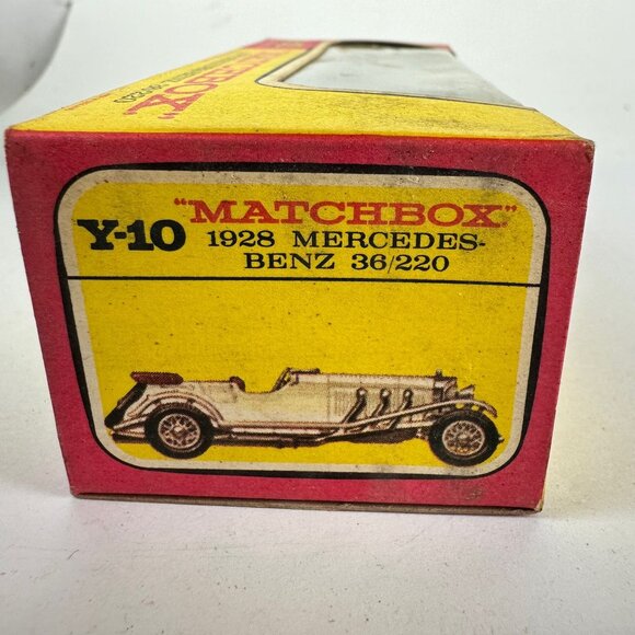 Matchbox 1928 Mercedes-Benz 36/220 Y-10 Diecast Model Car With Original Box - Picture 4 of 5